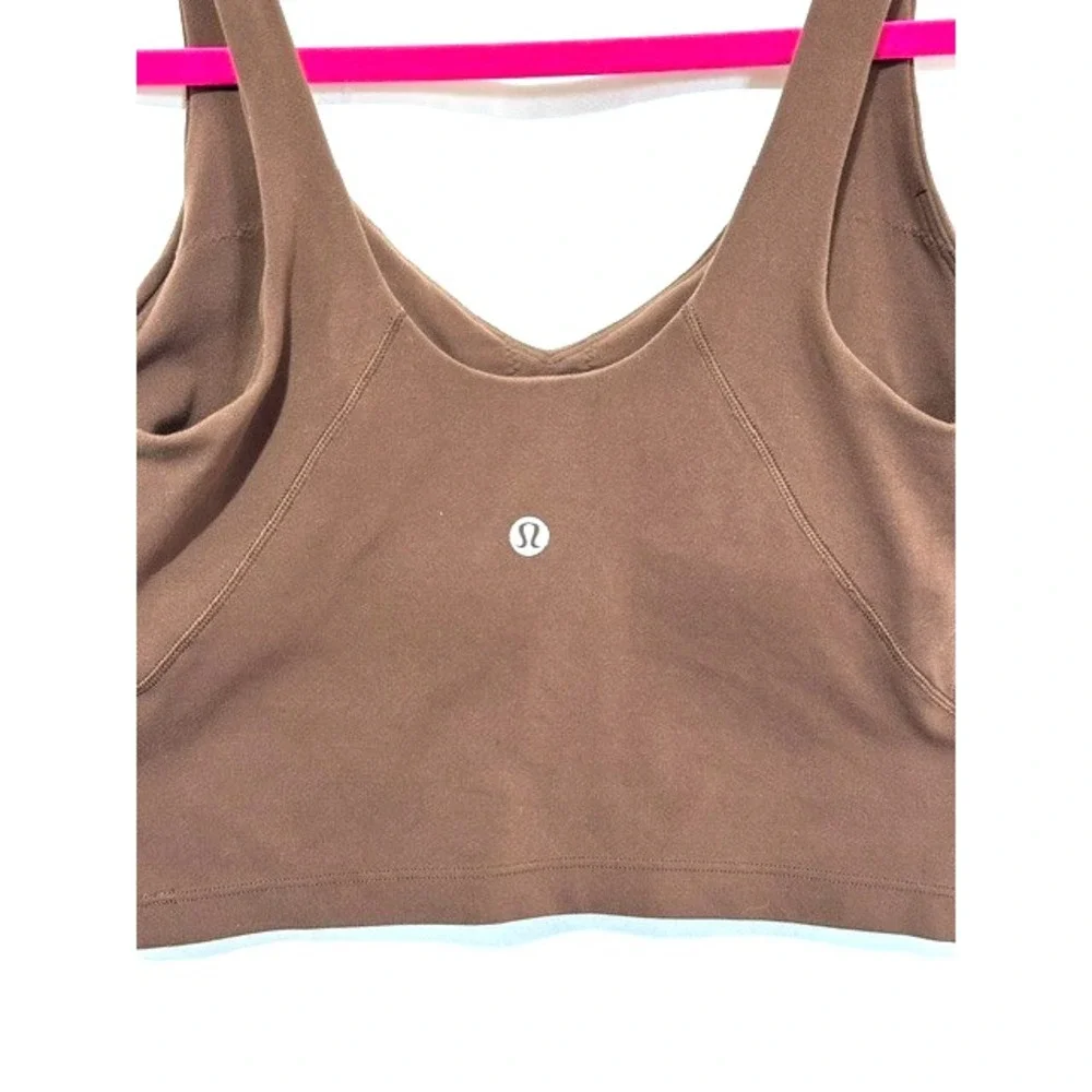 Lululemon Size 4 Brown Align Sports Bra Tank Top